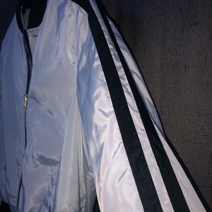 White Bomber Jacket (Size:M)